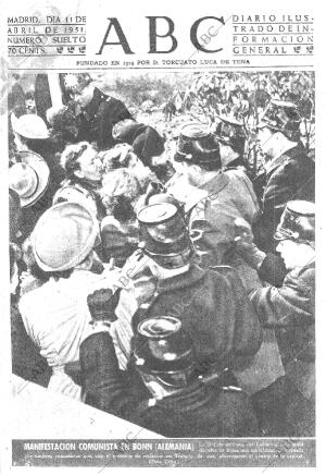 ABC MADRID 11-04-1951 página 1