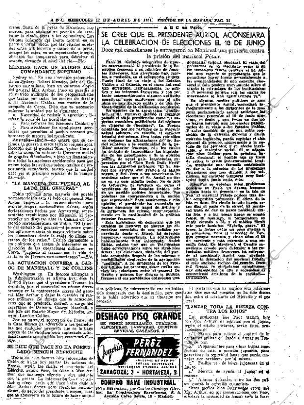 ABC MADRID 11-04-1951 página 11