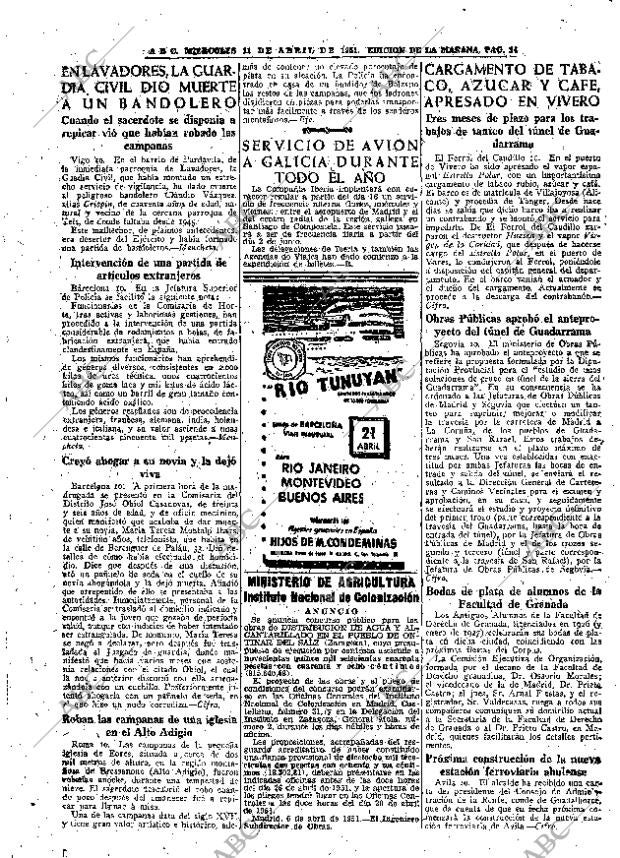 ABC MADRID 11-04-1951 página 14