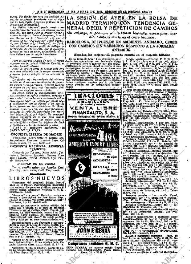ABC MADRID 11-04-1951 página 17