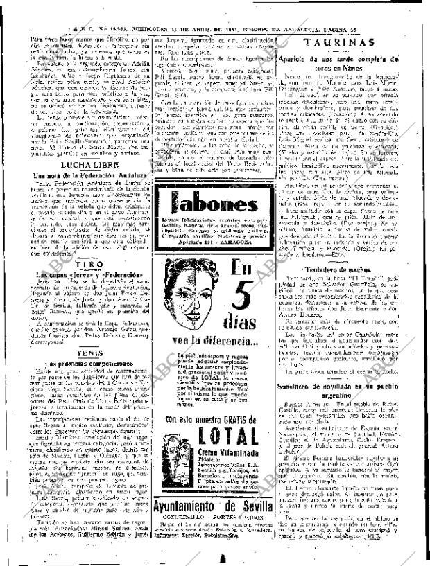 ABC SEVILLA 11-04-1951 página 18