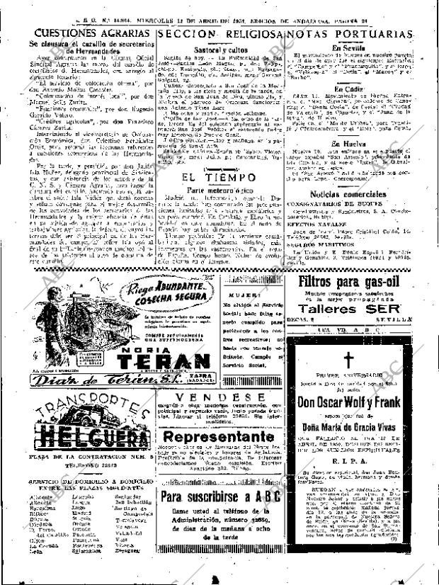 ABC SEVILLA 11-04-1951 página 21