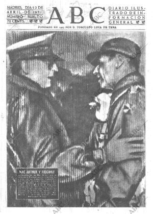 ABC MADRID 12-04-1951 página 1