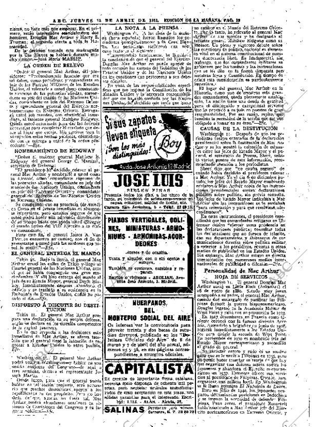 ABC MADRID 12-04-1951 página 19