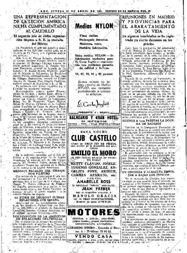 ABC MADRID 12-04-1951 página 22