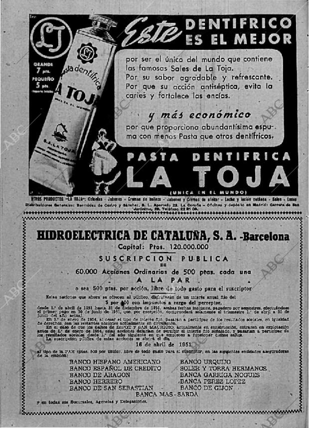 ABC MADRID 12-04-1951 página 4