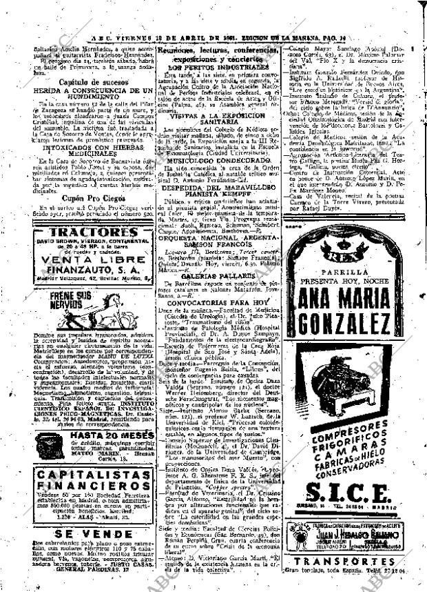 ABC MADRID 13-04-1951 página 16