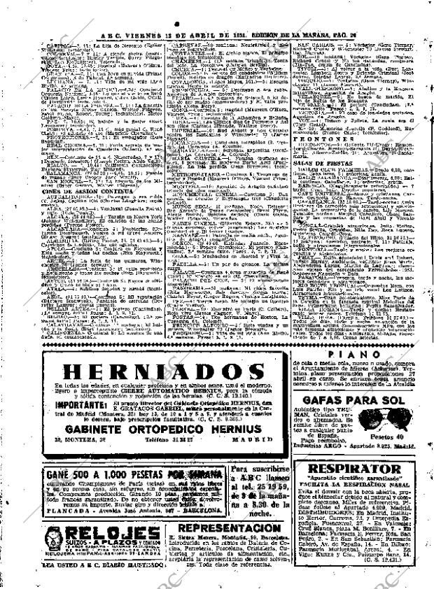 ABC MADRID 13-04-1951 página 20