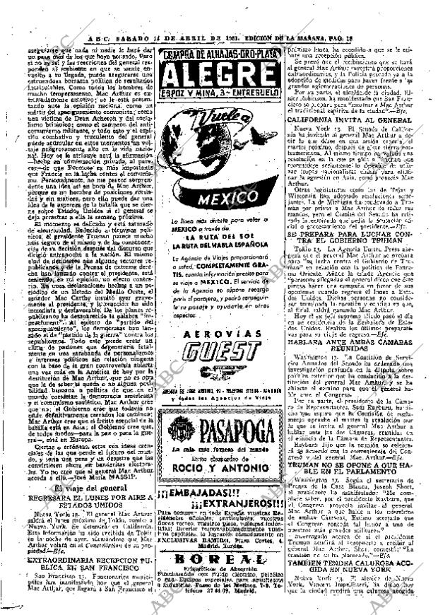 ABC MADRID 14-04-1951 página 18