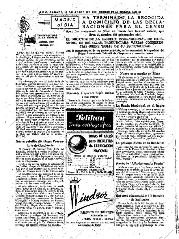 ABC MADRID 14-04-1951 página 23