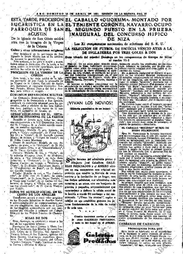 ABC MADRID 15-04-1951 página 27