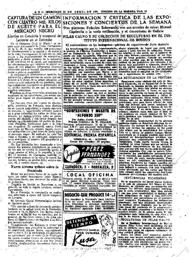 ABC MADRID 18-04-1951 página 11