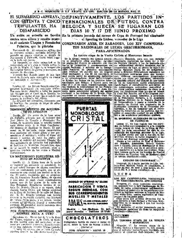 ABC MADRID 18-04-1951 página 17