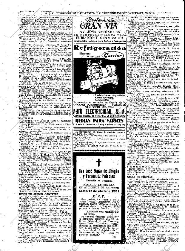 ABC MADRID 18-04-1951 página 20
