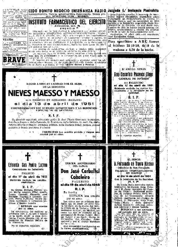 ABC MADRID 18-04-1951 página 23