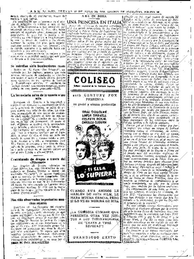 ABC SEVILLA 19-04-1951 página 16