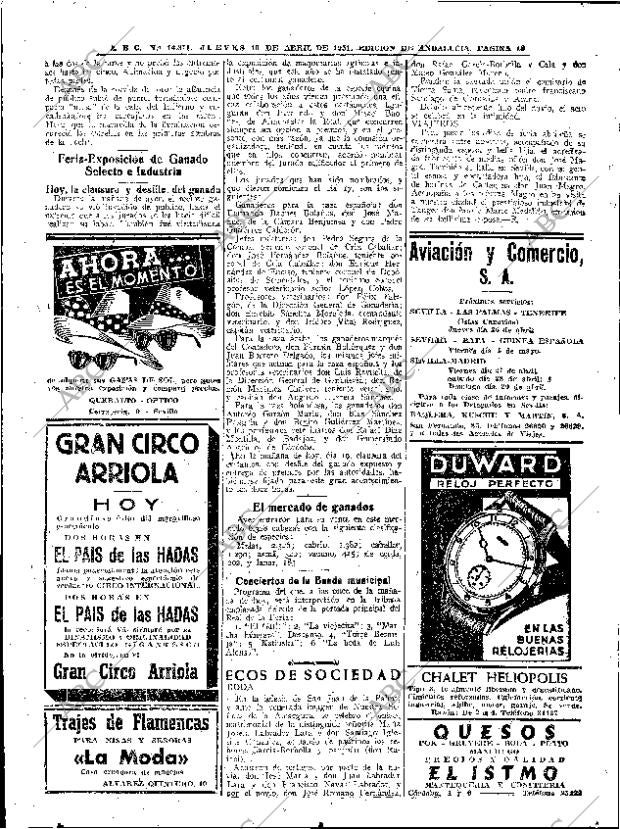 ABC SEVILLA 19-04-1951 página 18