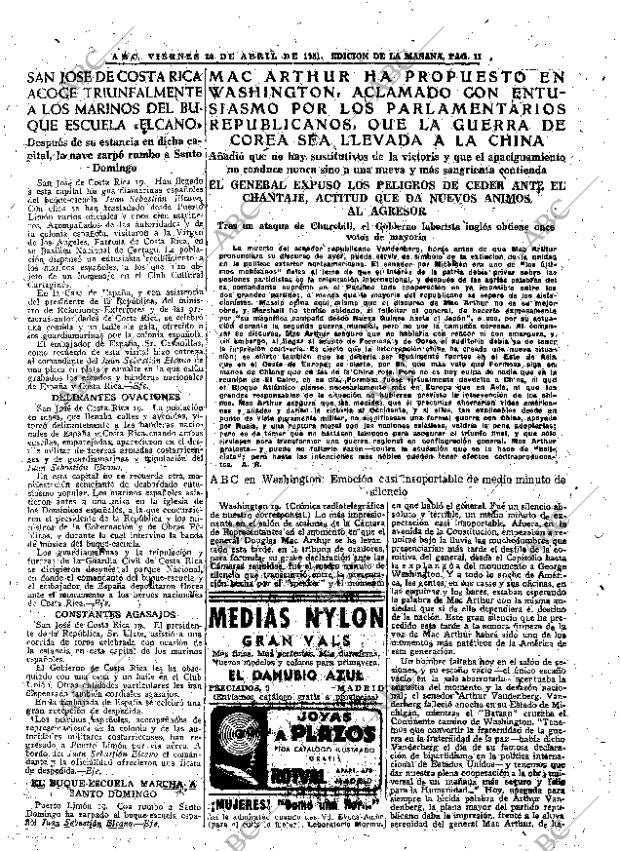 ABC MADRID 20-04-1951 página 11