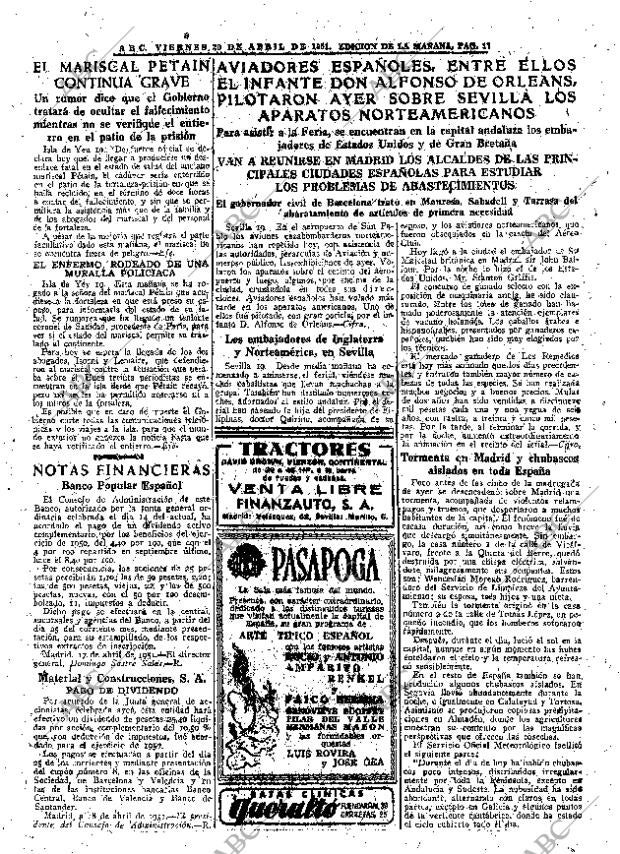 ABC MADRID 20-04-1951 página 17