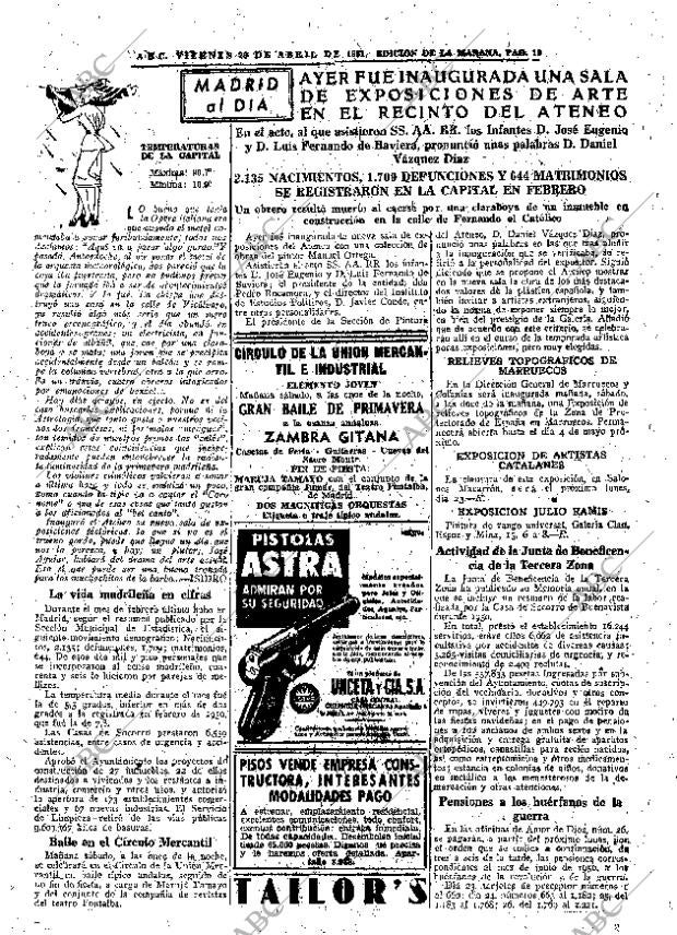 ABC MADRID 20-04-1951 página 19