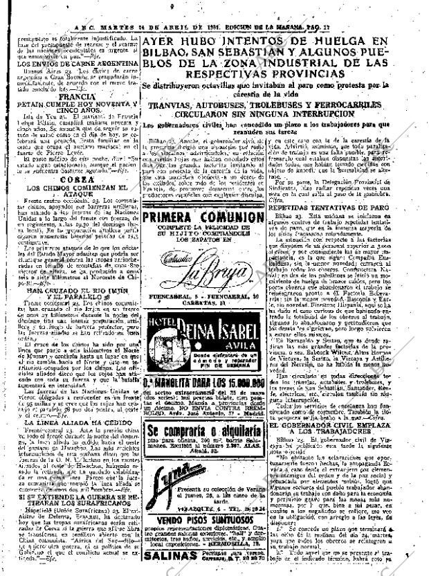 ABC MADRID 24-04-1951 página 17