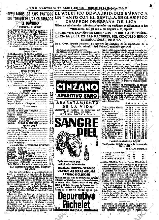 ABC MADRID 24-04-1951 página 25