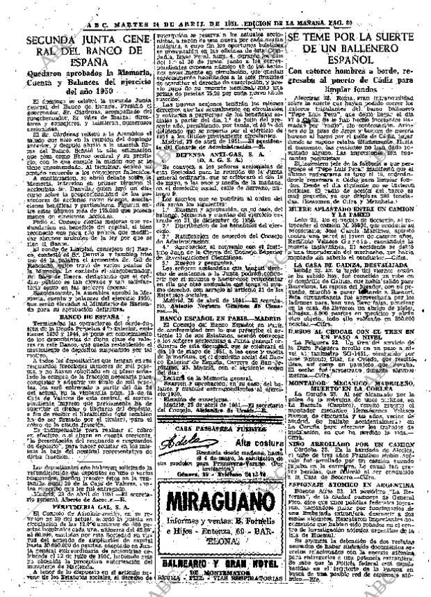 ABC MADRID 24-04-1951 página 30