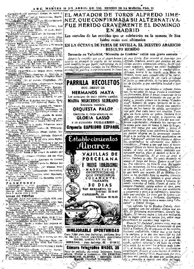 ABC MADRID 24-04-1951 página 33