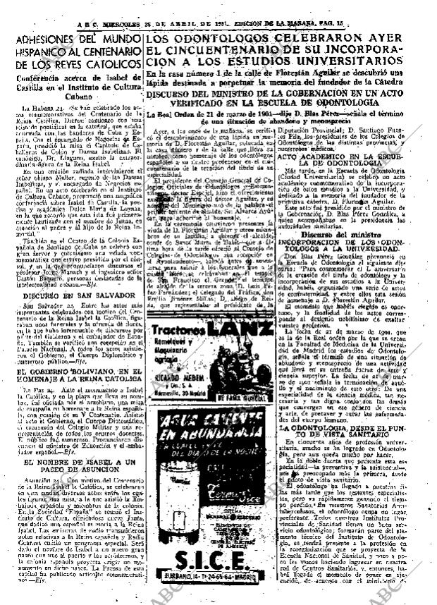 ABC MADRID 25-04-1951 página 15