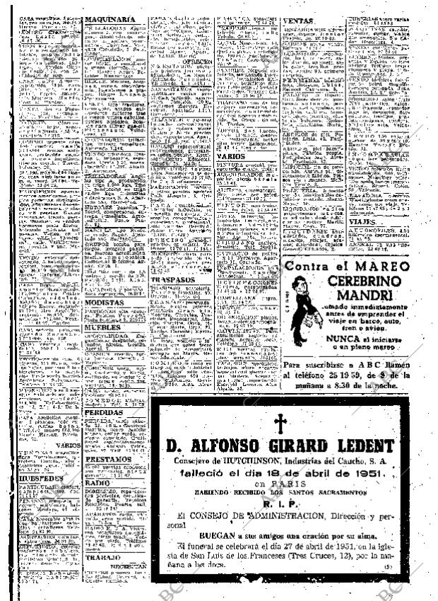 ABC MADRID 25-04-1951 página 27