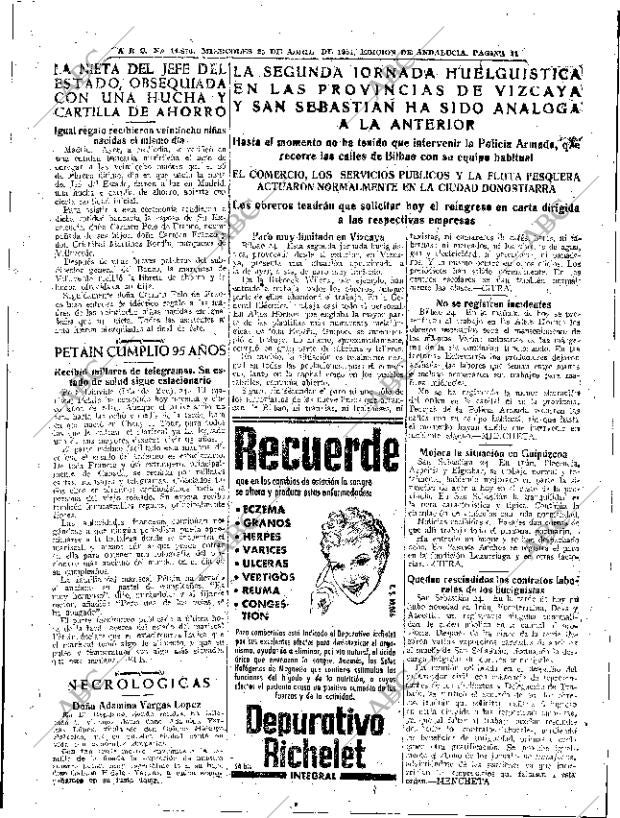 ABC SEVILLA 25-04-1951 página 11