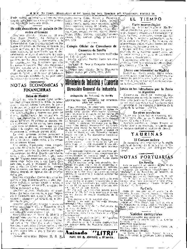 ABC SEVILLA 25-04-1951 página 14