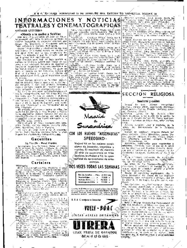 ABC SEVILLA 25-04-1951 página 16