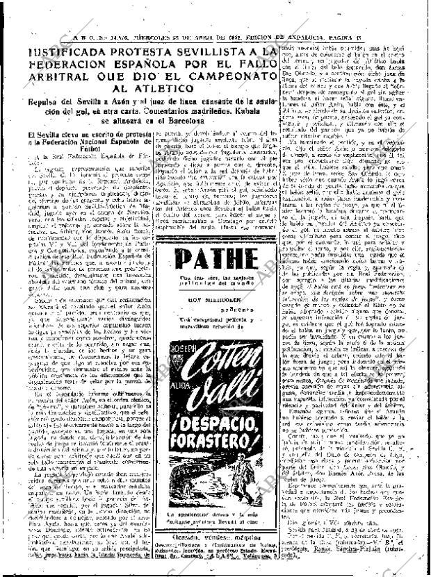 ABC SEVILLA 25-04-1951 página 17