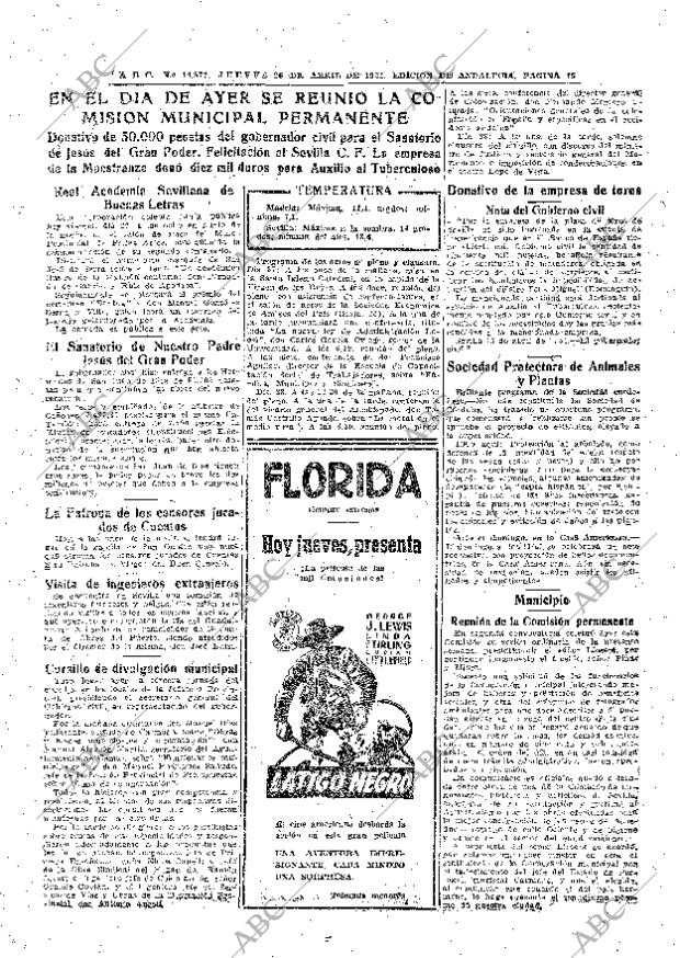 ABC SEVILLA 26-04-1951 página 15