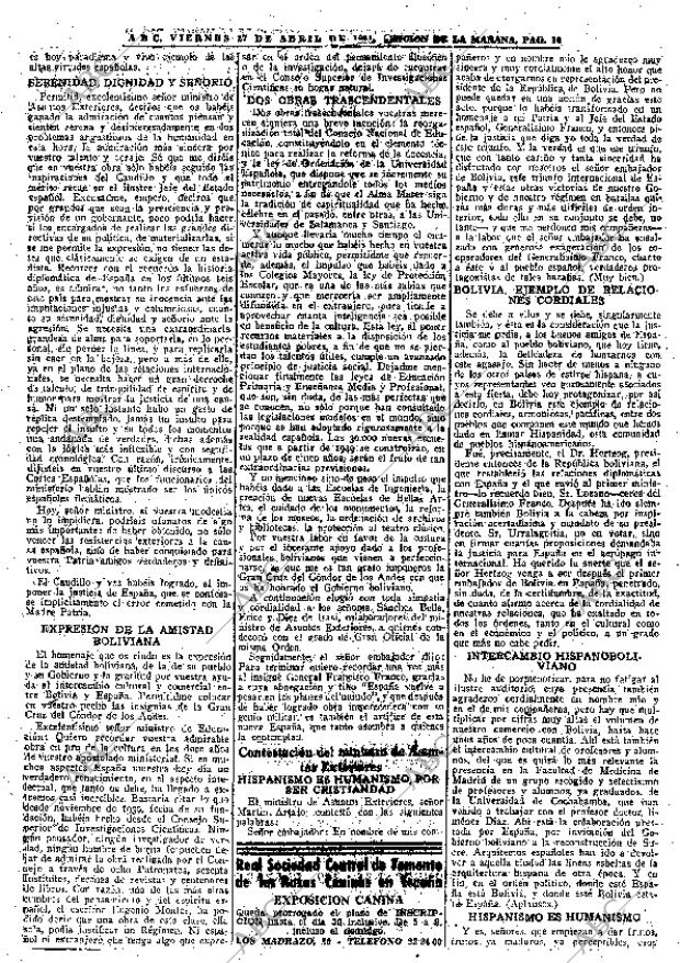 ABC MADRID 27-04-1951 página 10