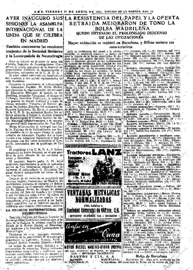 ABC MADRID 27-04-1951 página 15