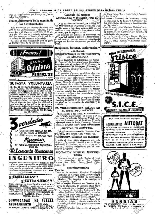 ABC MADRID 28-04-1951 página 14