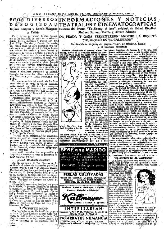 ABC MADRID 28-04-1951 página 21