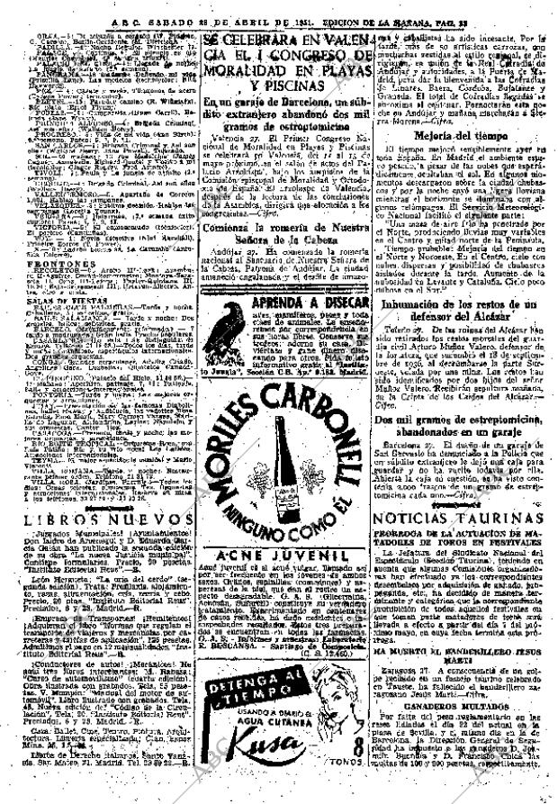 ABC MADRID 28-04-1951 página 23