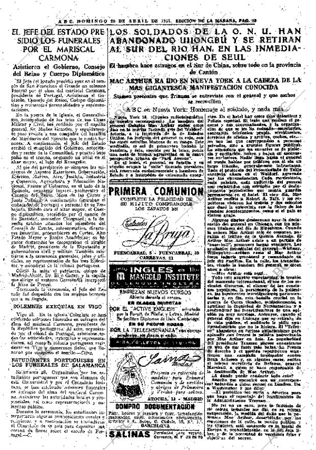 ABC MADRID 29-04-1951 página 19