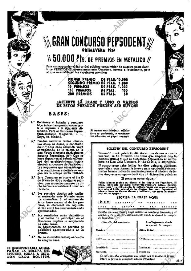 ABC MADRID 29-04-1951 página 2