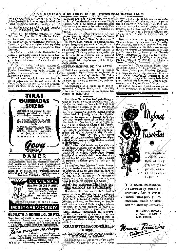 ABC MADRID 29-04-1951 página 22