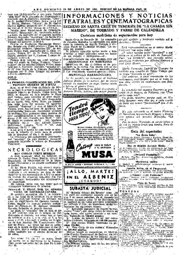 ABC MADRID 29-04-1951 página 33