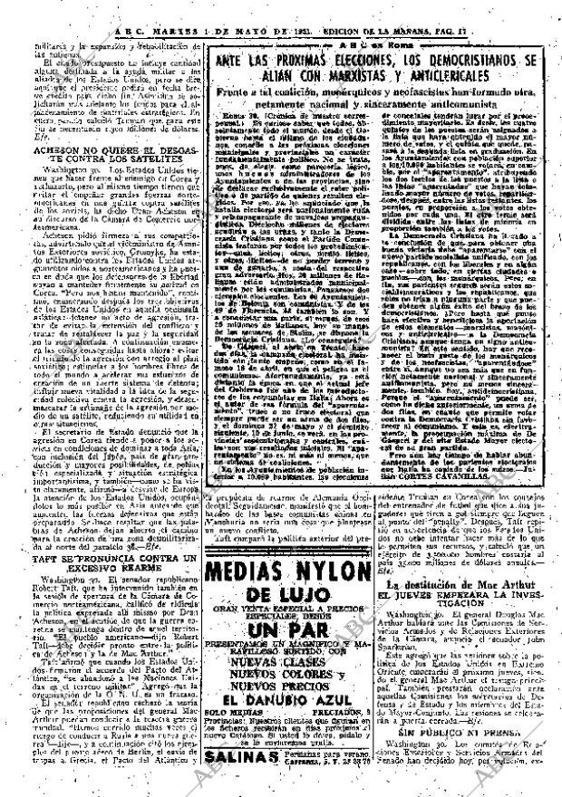 ABC MADRID 01-05-1951 página 17