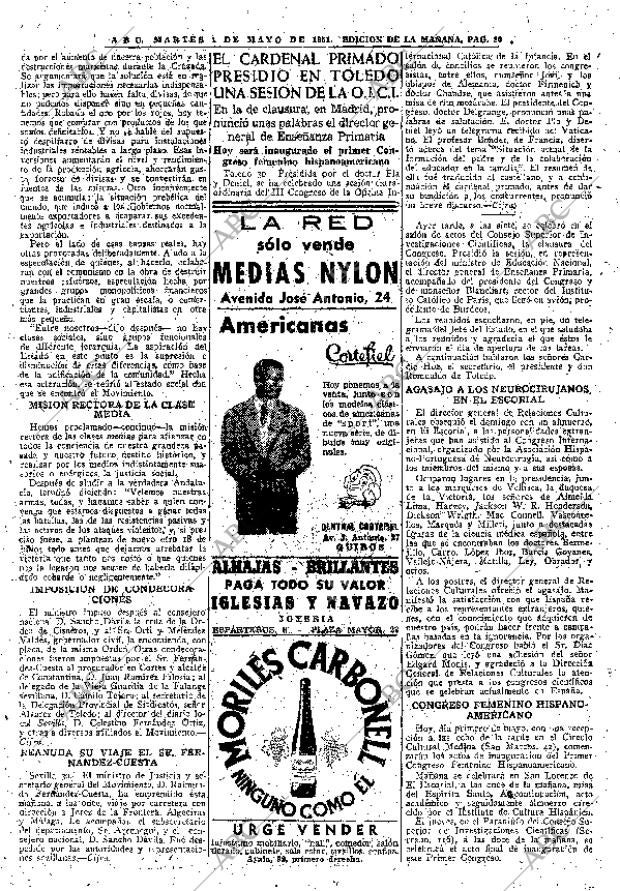 ABC MADRID 01-05-1951 página 20