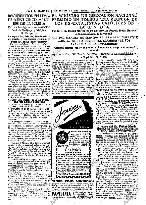 ABC MADRID 01-05-1951 página 21