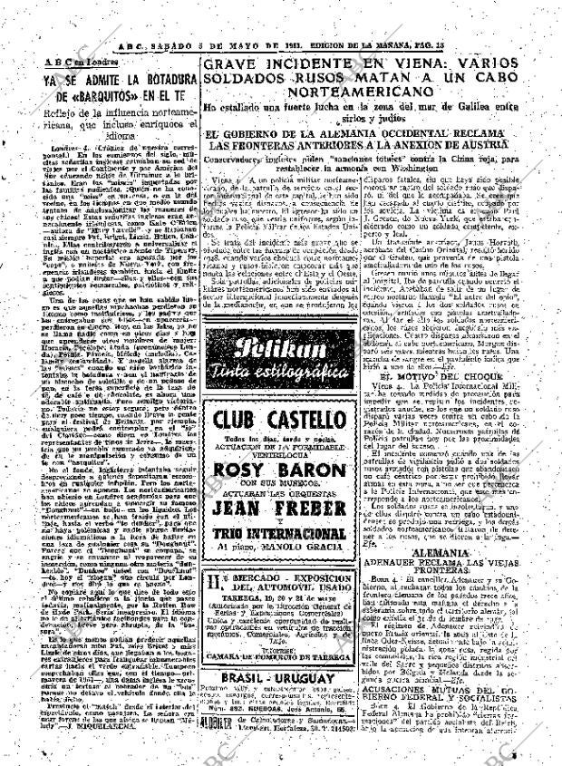 ABC MADRID 05-05-1951 página 13