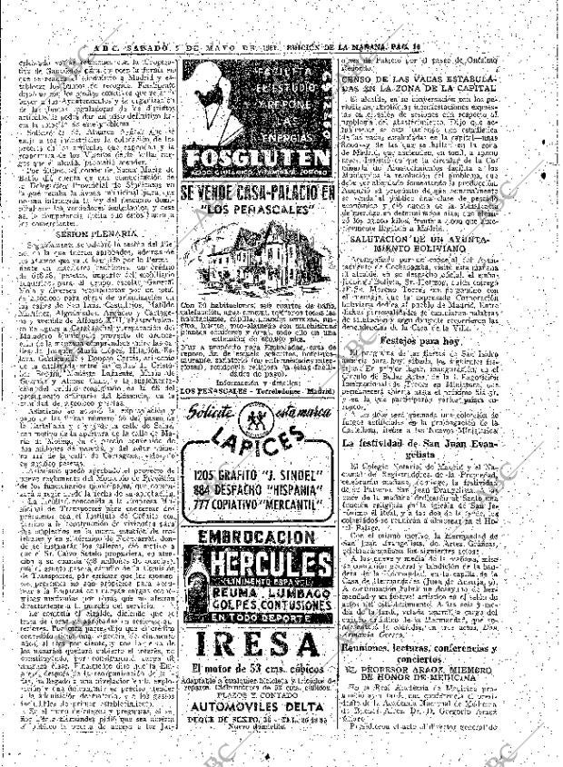 ABC MADRID 05-05-1951 página 16