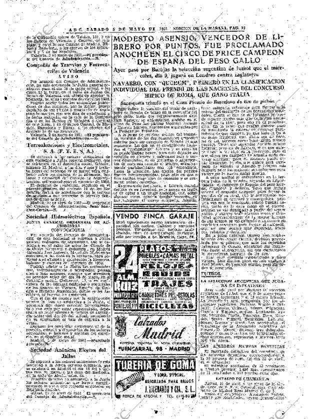 ABC MADRID 05-05-1951 página 19